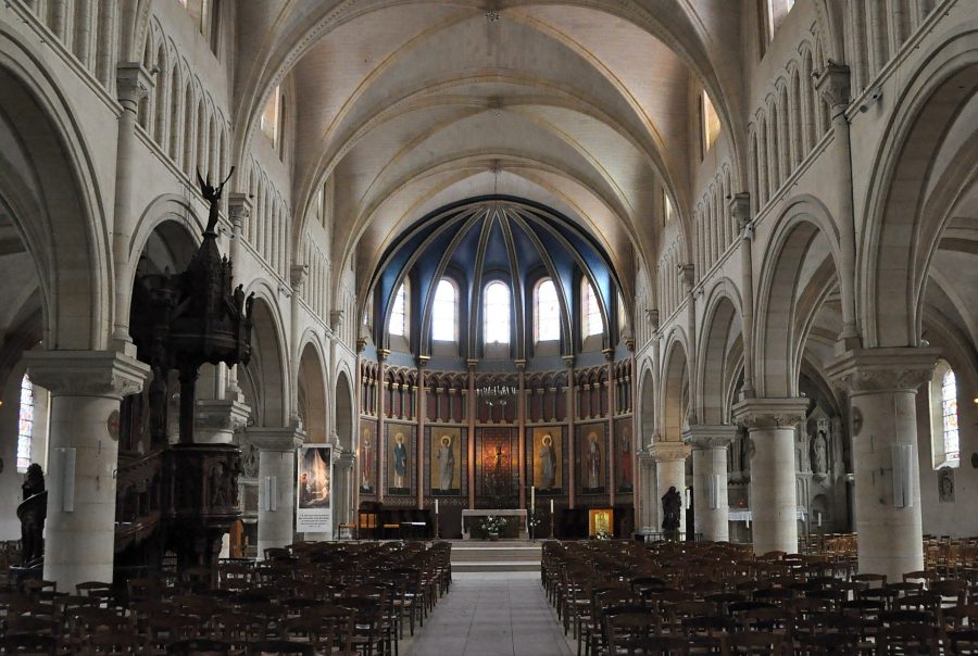 Vue d'ensemble de la nef de l'église Saint-Gervais