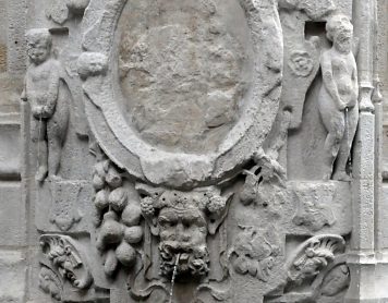 La Fontaine aux enfants pisseurs, milieu du XVIe siècle, détail