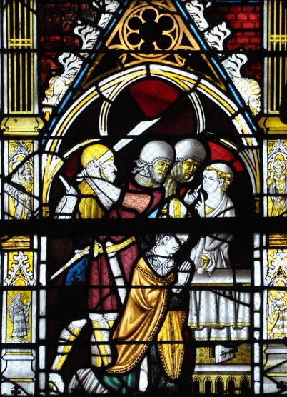 Chapelle rayonnante Saint–Éloi et Saint–Thomas, «Meurtre de Thomas Becket»