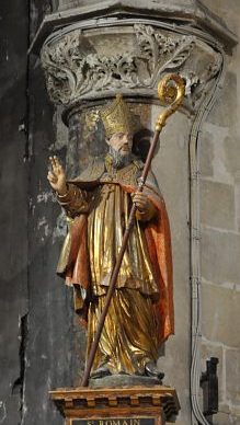 Statue de saint Romain