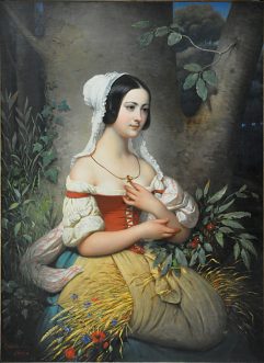 «Une glaneuse», 1841.