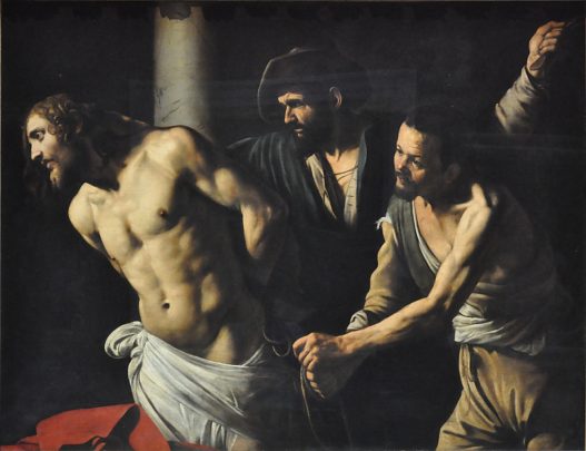 «La Flagellation du Christ à la colonne», vers 1606-1607.