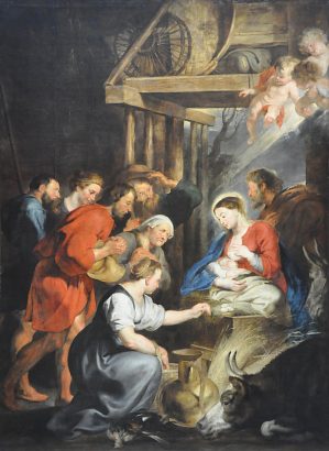 «L'Adoration des bergers».