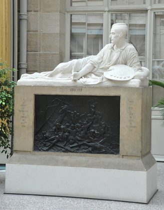 Monument à la mémoire de Théodore Géricault, né à Rouen en 1791.