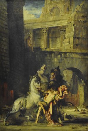 «Diomède dévoré par ses chevaux», 1865.