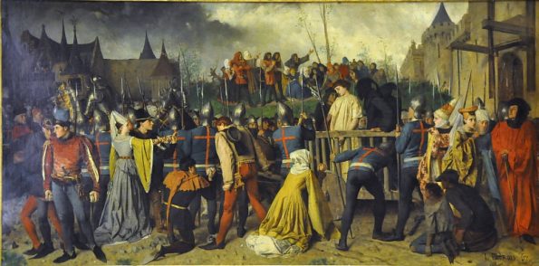 «Jeanne d'Arc allant au supplice, Rouen, 1431»