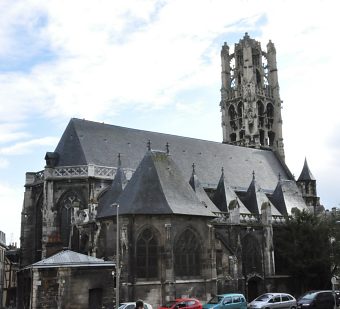 Le chevet et le côté nord de l'église Saint-Laurent