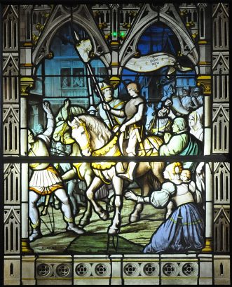 Entrée triomphale de Jeanne d'Arc à Orléans par Émile Hirsch