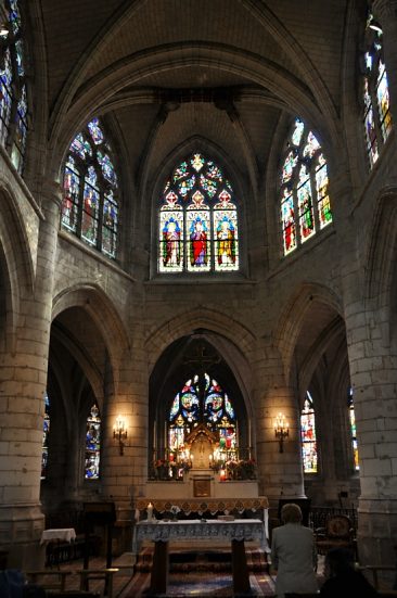 Le chœur et l'abside de Saint-Rémi