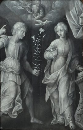 Panneau Renaissance en grisaille (XVIe siècle)