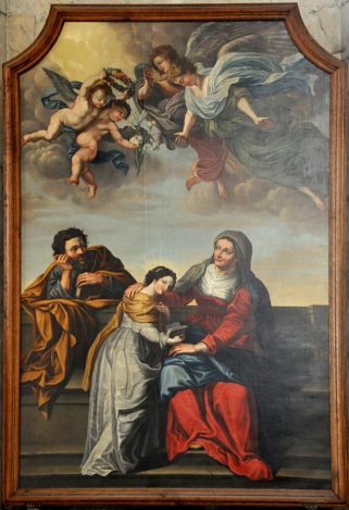 Peinture sur toile «La Sainte Famille»